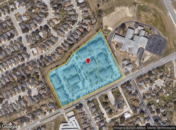  1360 W County Line Rd, New Braunfels, TX Parcel Map