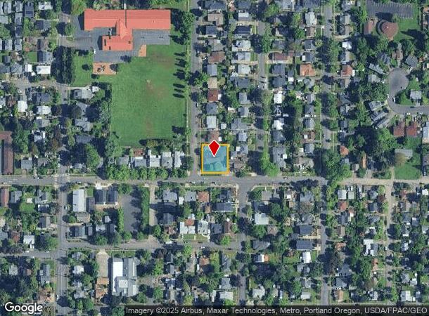  7317 Se Woodward St, Portland, OR Parcel Map