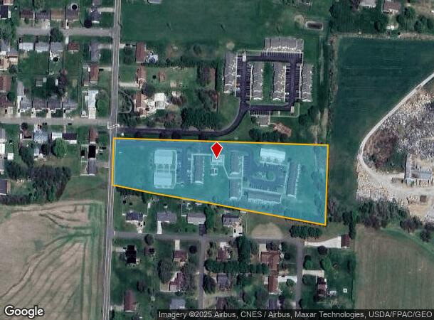  610 Plainfield Rd, West Lafayette, OH Parcel Map