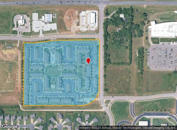 711 E Cloud Ave, Andover, KS Parcel Map