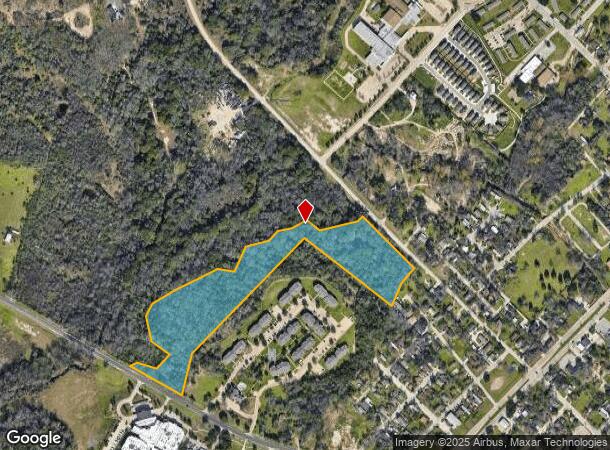 Saunders St, Bryan, TX Parcel Map