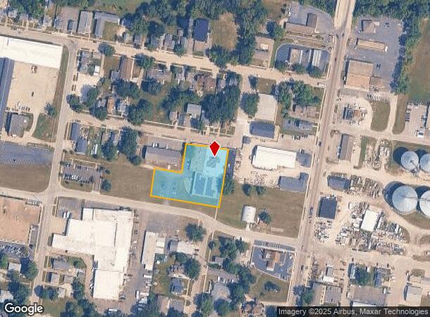  202 Lucas St, Sycamore, IL Parcel Map
