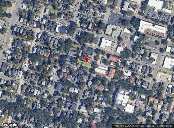1719 Whitaker St, Savannah, GA Parcel Map