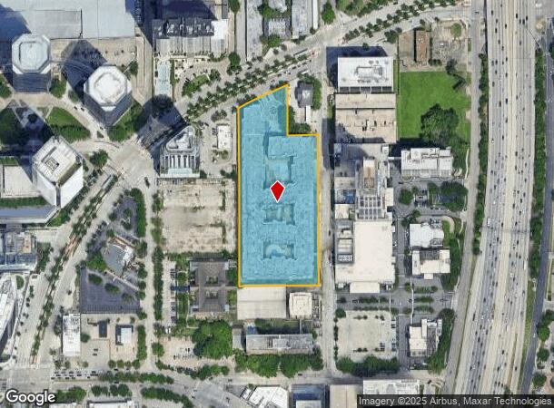 1111 Post Oak Blvd, Houston, TX Parcel Map