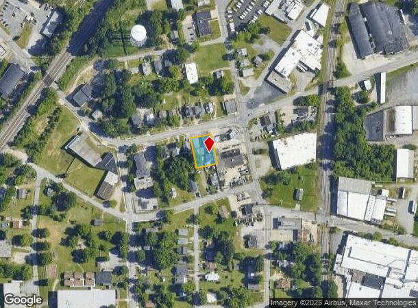  1607 W Ward Ave, High Point, NC Parcel Map