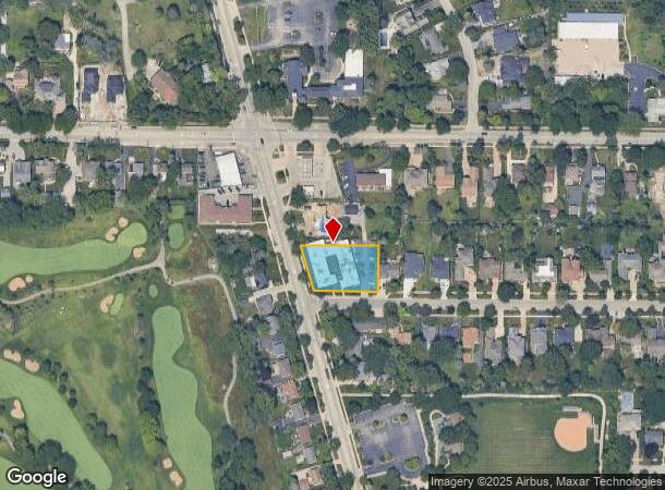  2372 Dewes St, Glenview, IL Parcel Map