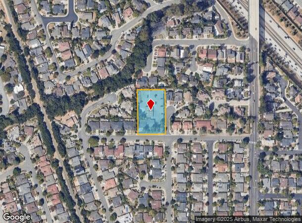  7811 Orion Ln, Cupertino, CA Parcel Map