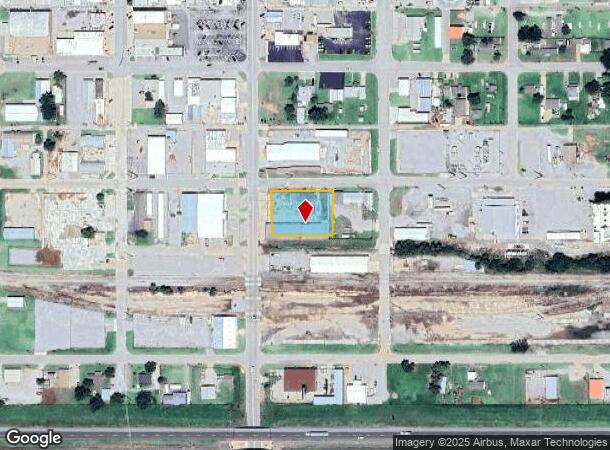  300 S Custer St, Weatherford, OK Parcel Map