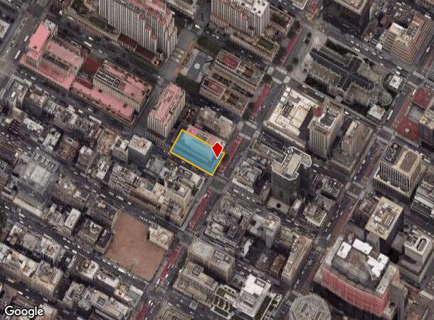 600 5Th Ave, New York, NY Parcel Map