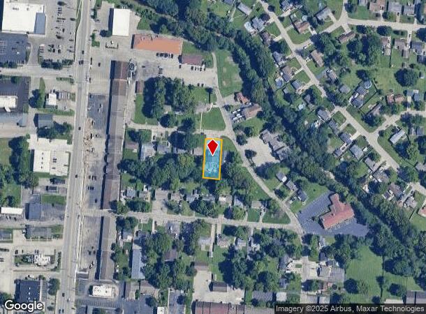 671 Weaver St, Fairfield, OH Parcel Map