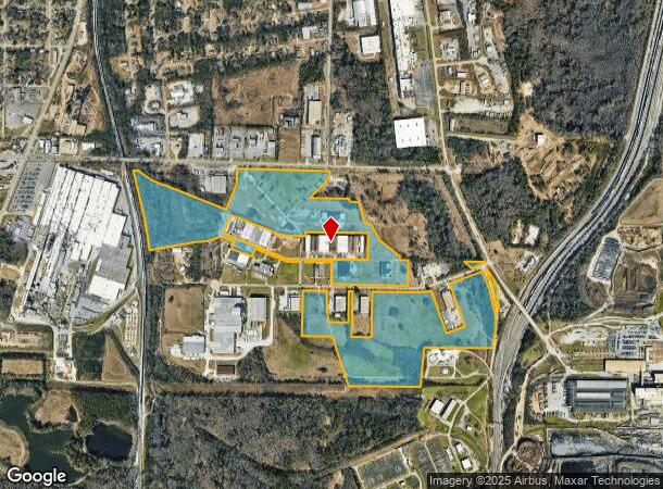 600 Guy Paine Rd, Macon, GA Parcel Map