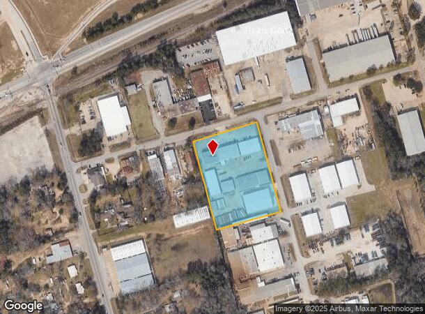 2614 Industrial Ln, Conroe, TX Parcel Map