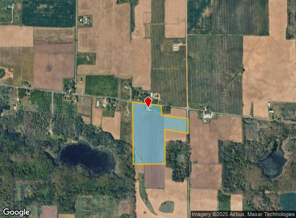  374 Cr, Paw Paw, MI Parcel Map