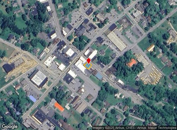  128 N Court St, Fayetteville, WV Parcel Map