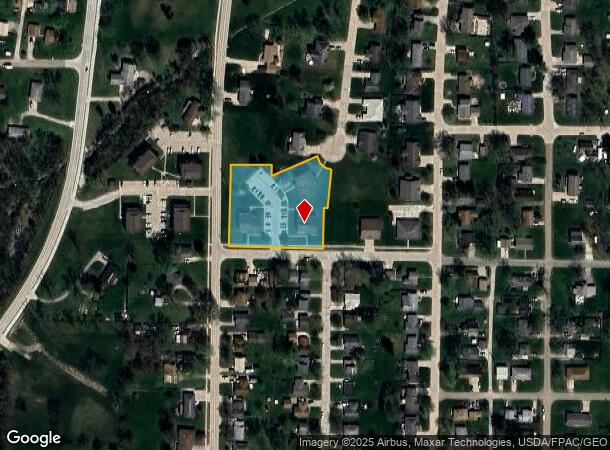 101 E Langdon St, Mount Pleasant, IA Parcel Map