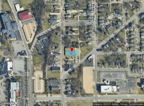  604 N Hill St, South Bend, IN Parcel Map