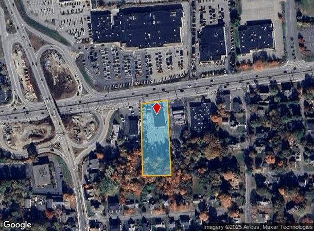  834 Worcester St, Natick, MA Parcel Map