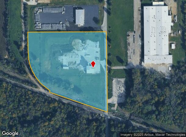 415 N Range Line Rd, Morristown, IN Parcel Map