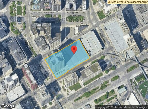  500 Woodward Ave, Detroit, MI Parcel Map