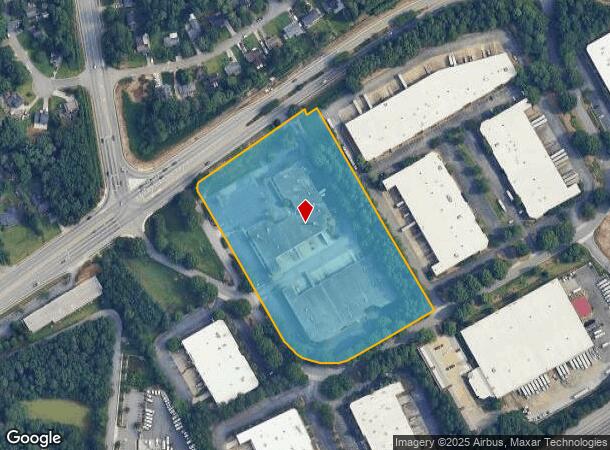 1885 Beaver Ridge Cir, Norcross, GA Parcel Map