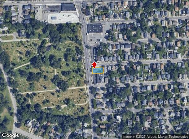 1574 Broad St, Cranston, RI Parcel Map