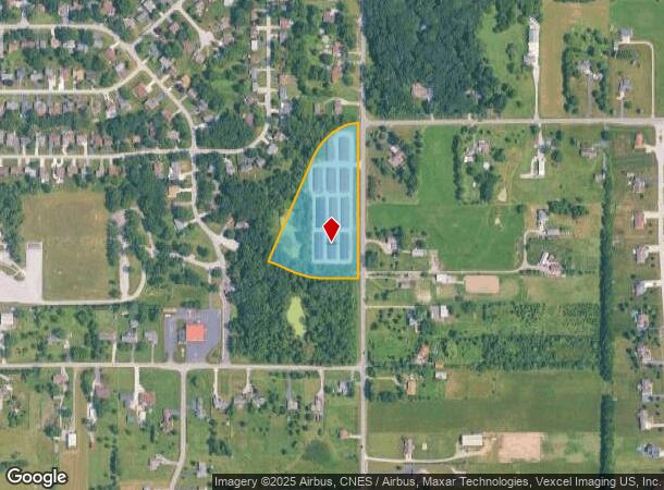  293 S 725 W, Hebron, IN Parcel Map
