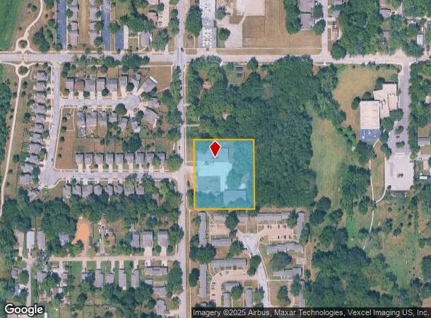  1520 Haskell Ave, Lawrence, KS Parcel Map