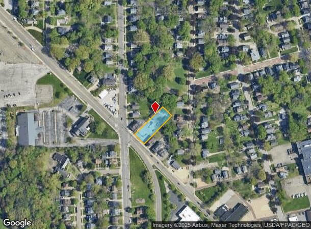  577 W Exchange St, Akron, OH Parcel Map