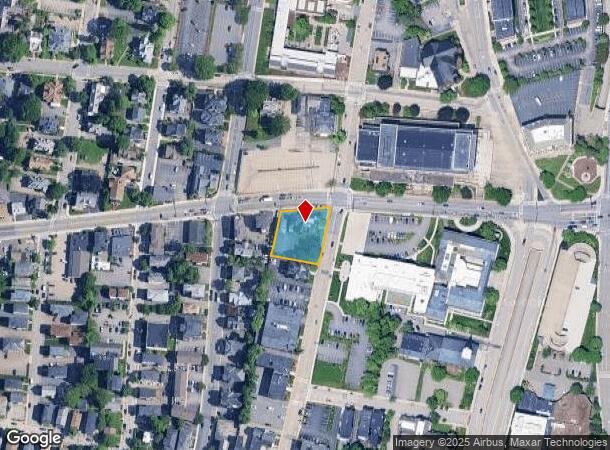  51 Harvard St, Worcester, MA Parcel Map