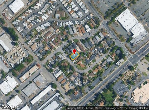  2178 Monticello Ave, San Jose, CA Parcel Map