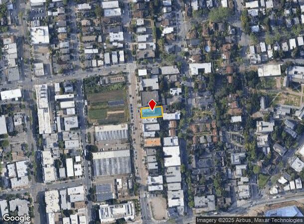  1739 Oxford St, Berkeley, CA Parcel Map