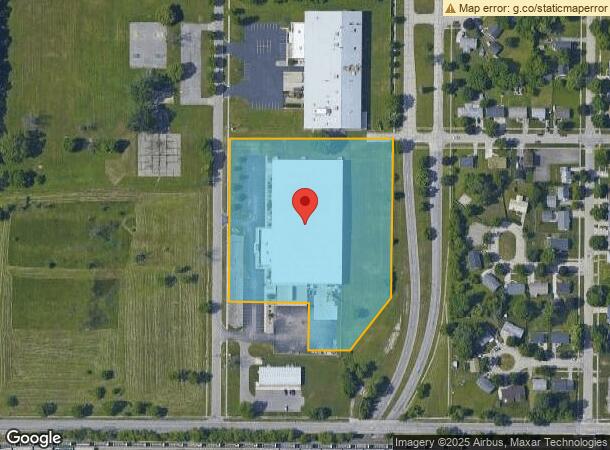  1200 Leon Scott Ct, Saginaw, MI Parcel Map