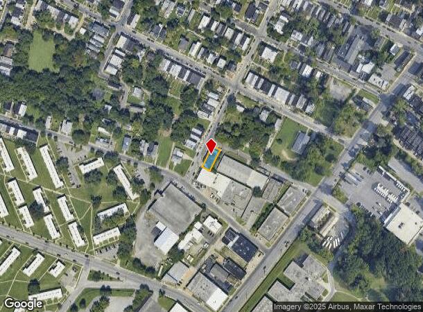  1101 Fillmore St, Baltimore, MD Parcel Map