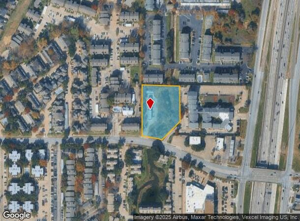 2505 Brown Blvd, Arlington, TX Parcel Map