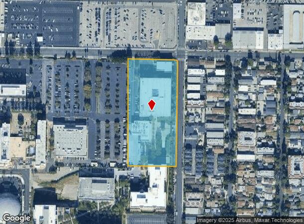 3100 Thornton Ave, Burbank, CA Parcel Map