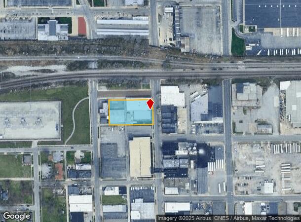 1600 S Calhoun St, Fort Wayne, IN Parcel Map