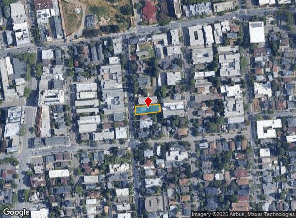  2535 Hillegass Ave, Berkeley, CA Parcel Map