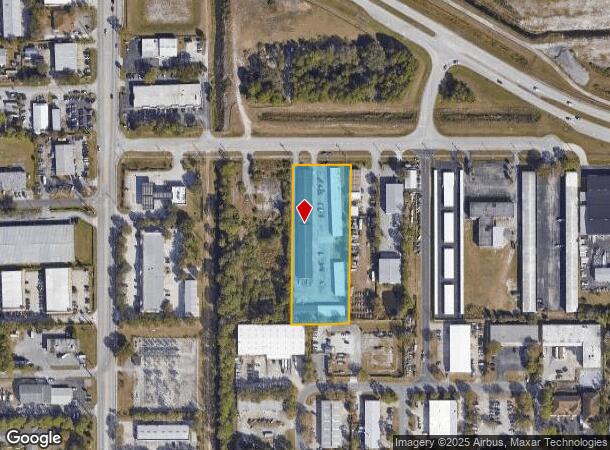  6963 W Old Nasa Blvd, Melbourne, FL Parcel Map
