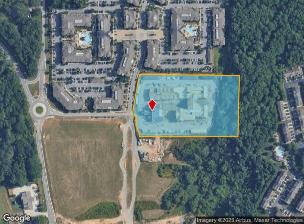 1010 Meliora Rd, Alpharetta, GA Parcel Map
