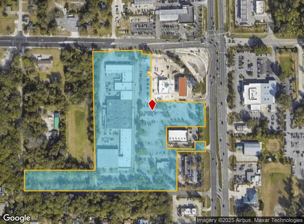  1706 S Woodland Blvd, Deland, FL Parcel Map