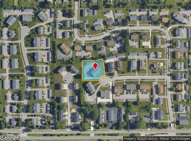  1019 Abbey Ct, Holland, MI Parcel Map