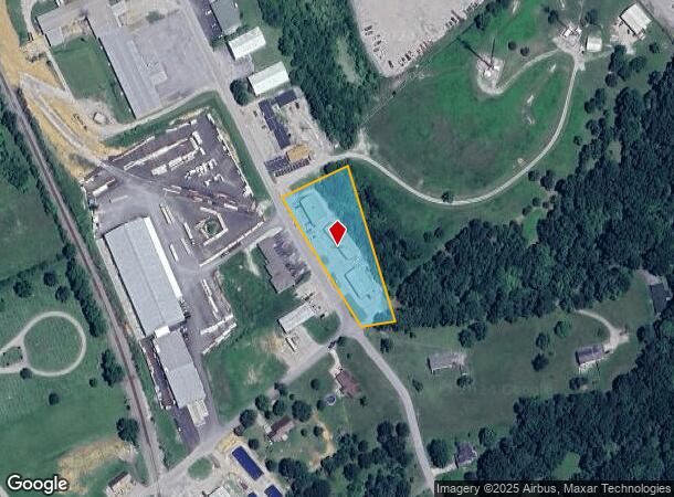  1100 Industry Rd, Lawrenceburg, KY Parcel Map