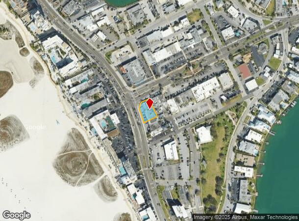  10681 Gulf Blvd, Treasure Island, FL Parcel Map