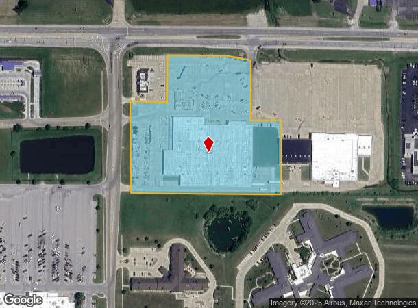  1501 Woodlawn Rd, Lincoln, IL Parcel Map