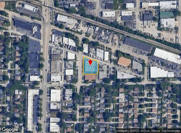  707 N Iowa Ave, Villa Park, IL Parcel Map