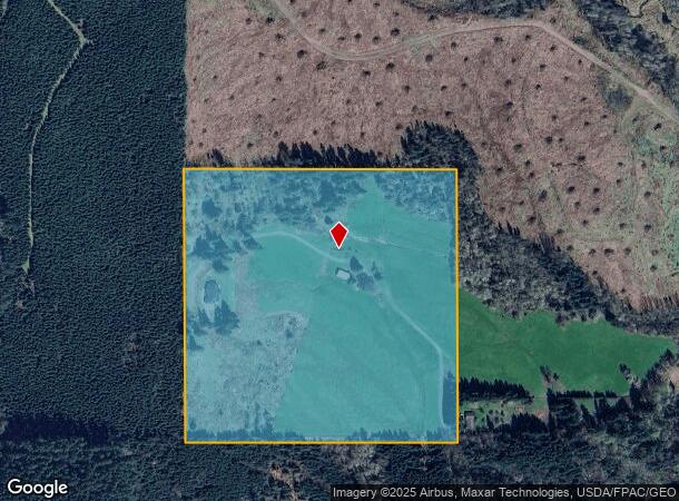  133 Telegraph Rd, Vader, WA Parcel Map