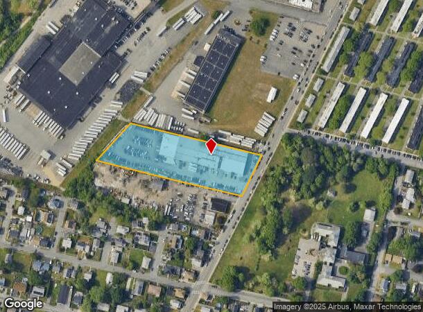 1591 Bay St, Fall River, MA Parcel Map