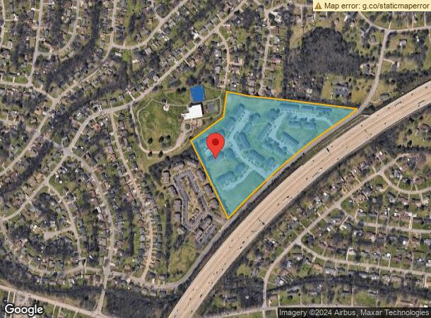  3301 Creekwood Dr, Nashville, TN Parcel Map