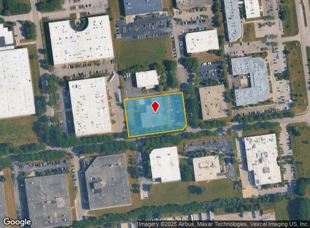 510 Exchange Ct, Aurora, IL Parcel Map