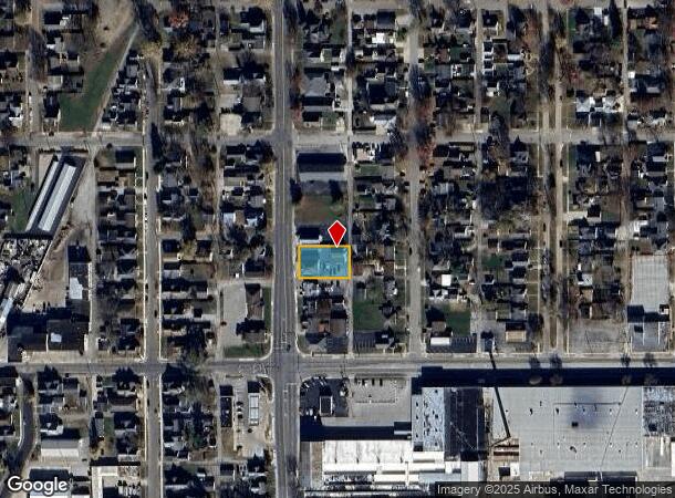  1739 Central Ave, Columbus, IN Parcel Map